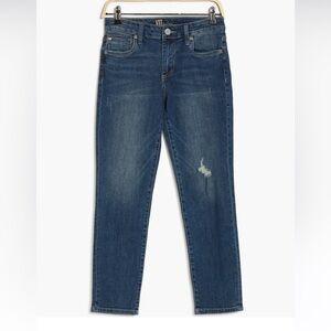 KUT from the Kloth Katy Distressed Ankle Crop Straight Leg Jeans in size 0